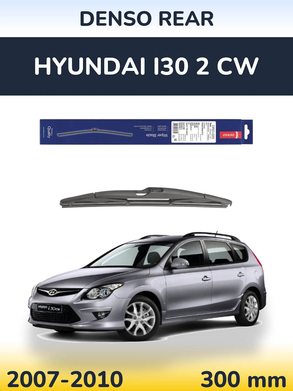 Ștergătoare Denso Rear pentru Hyundai i30 2 CW