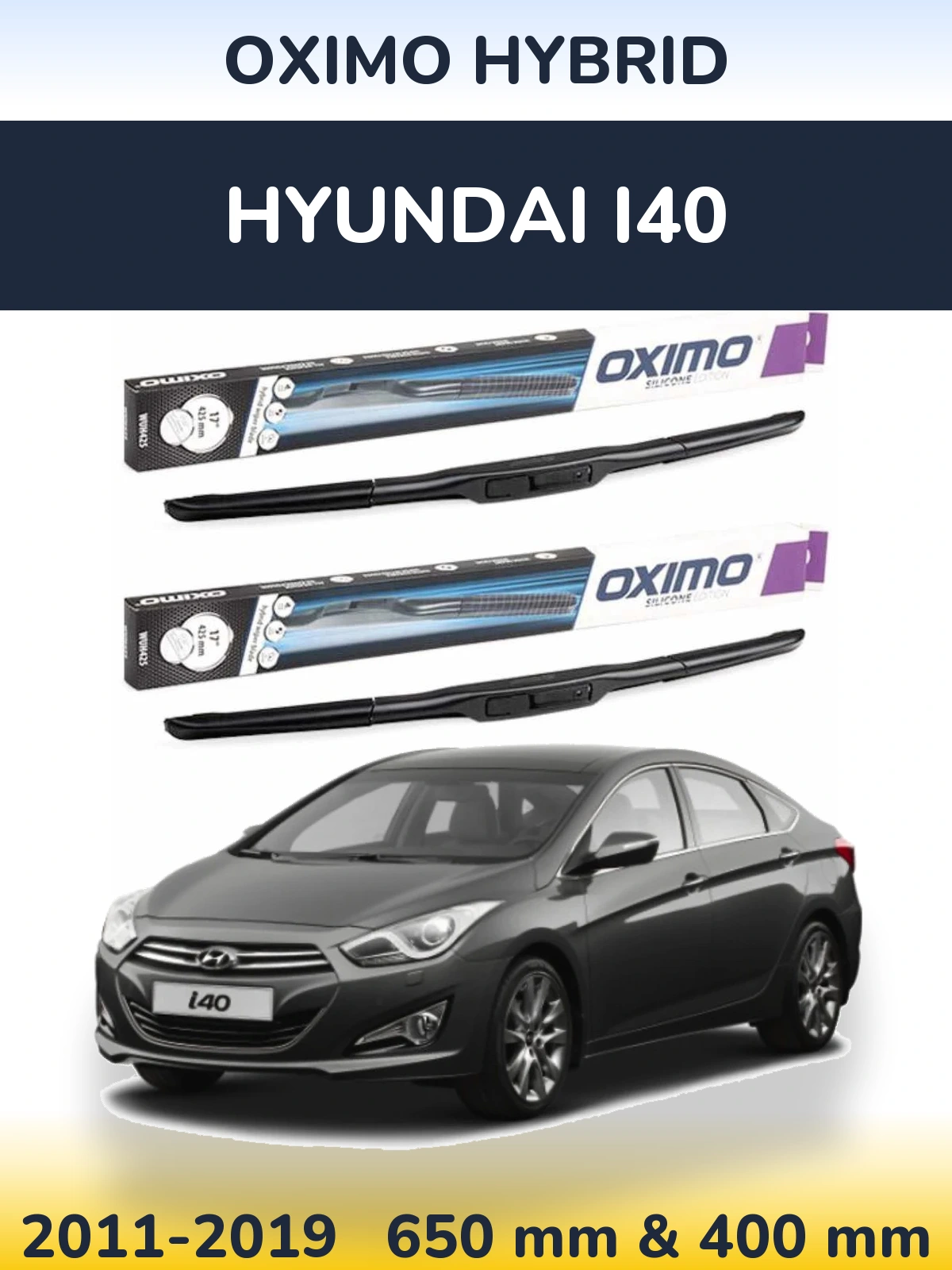 Ștergătoare Oximo Hybrid pentru Hyundai i40