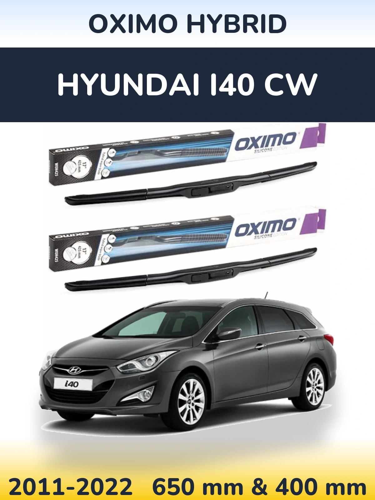 Ștergătoare Oximo Hybrid pentru Hyundai i40 CW
