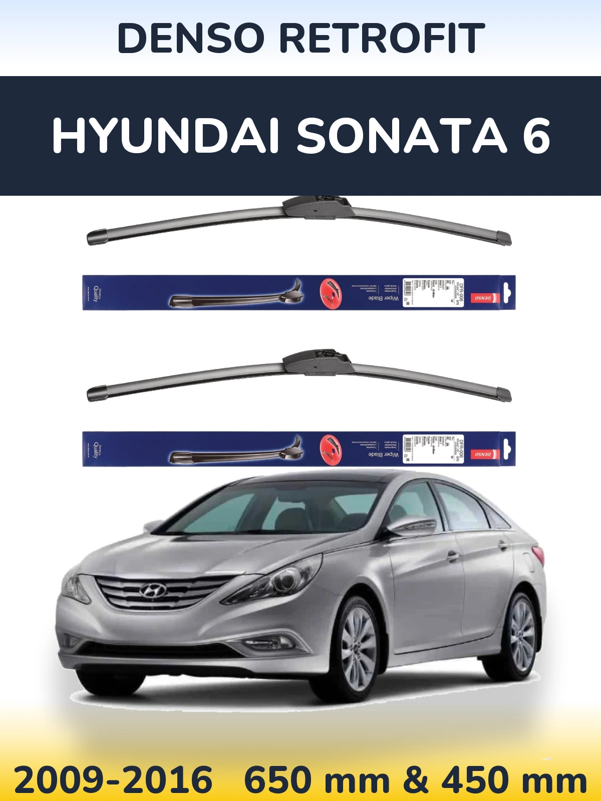Ștergătoare Denso Retrofit pentru Hyundai Sonata 6