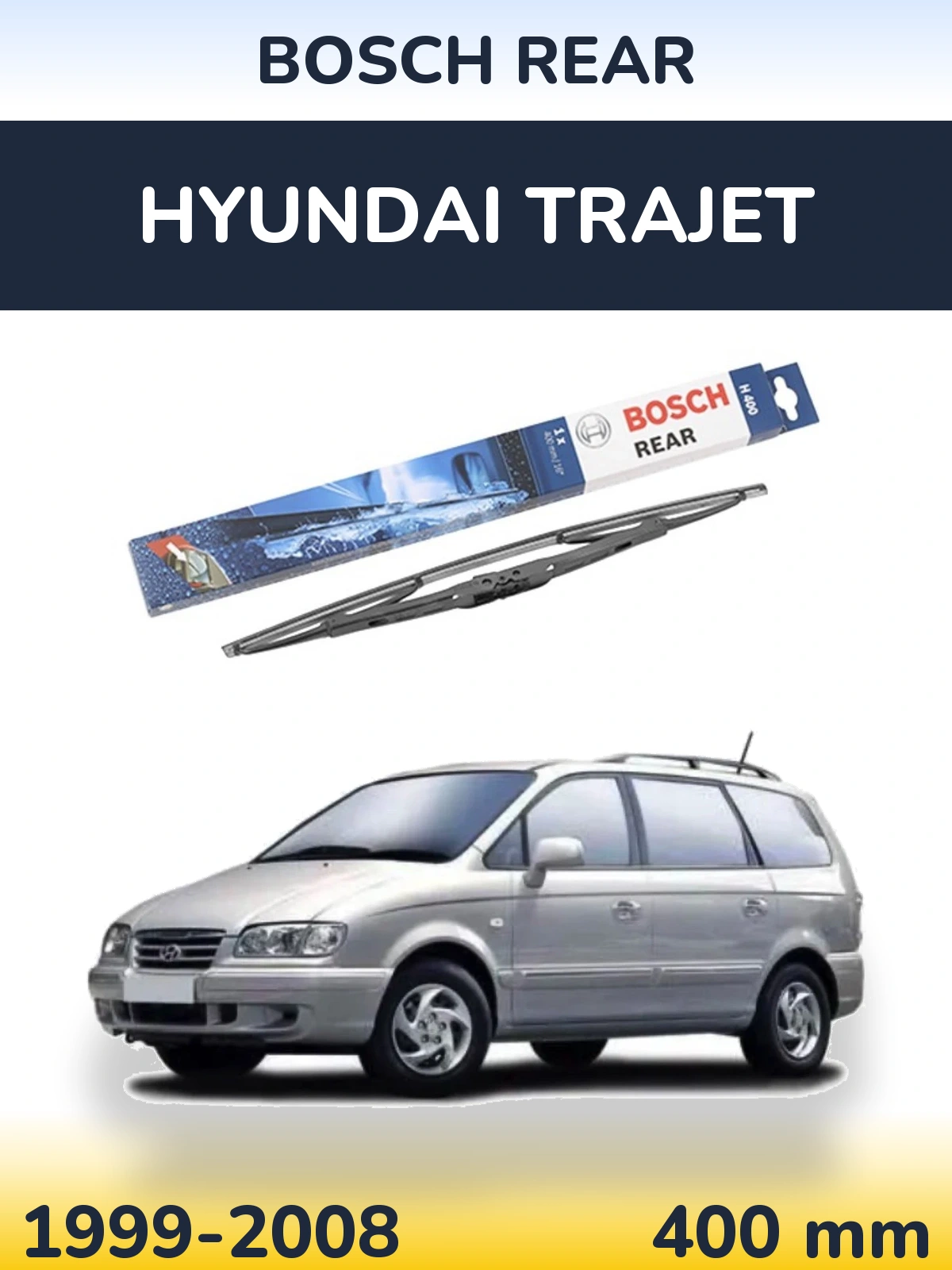 Ștergătoare BOSCH Rear pentru Hyundai Trajet
