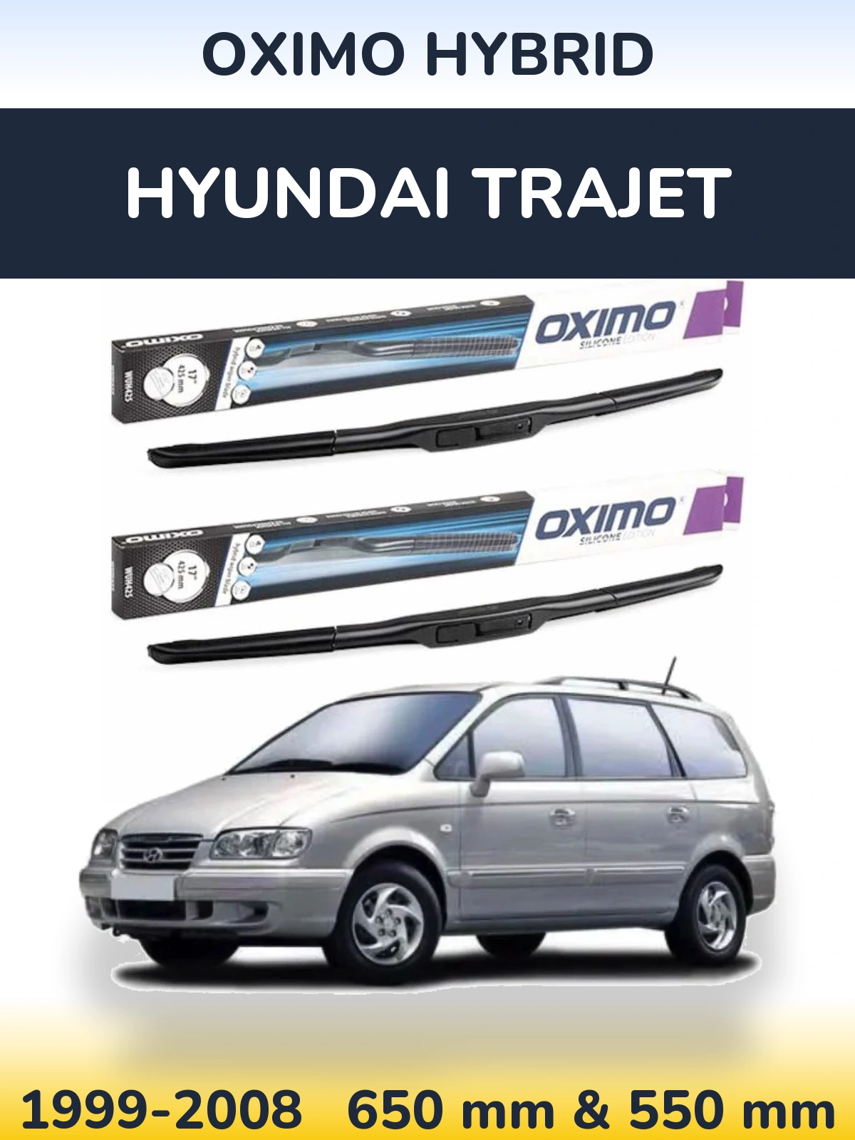 Ștergătoare Oximo Hybrid pentru Hyundai Trajet