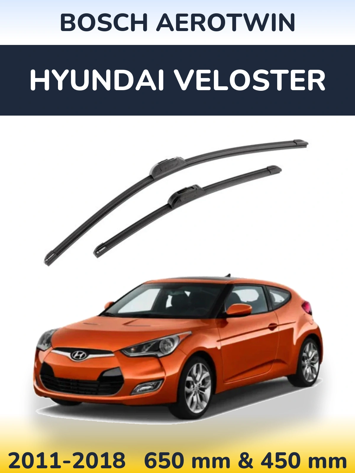 Ștergătoare BOSCH AeroTwin pentru Hyundai Veloster