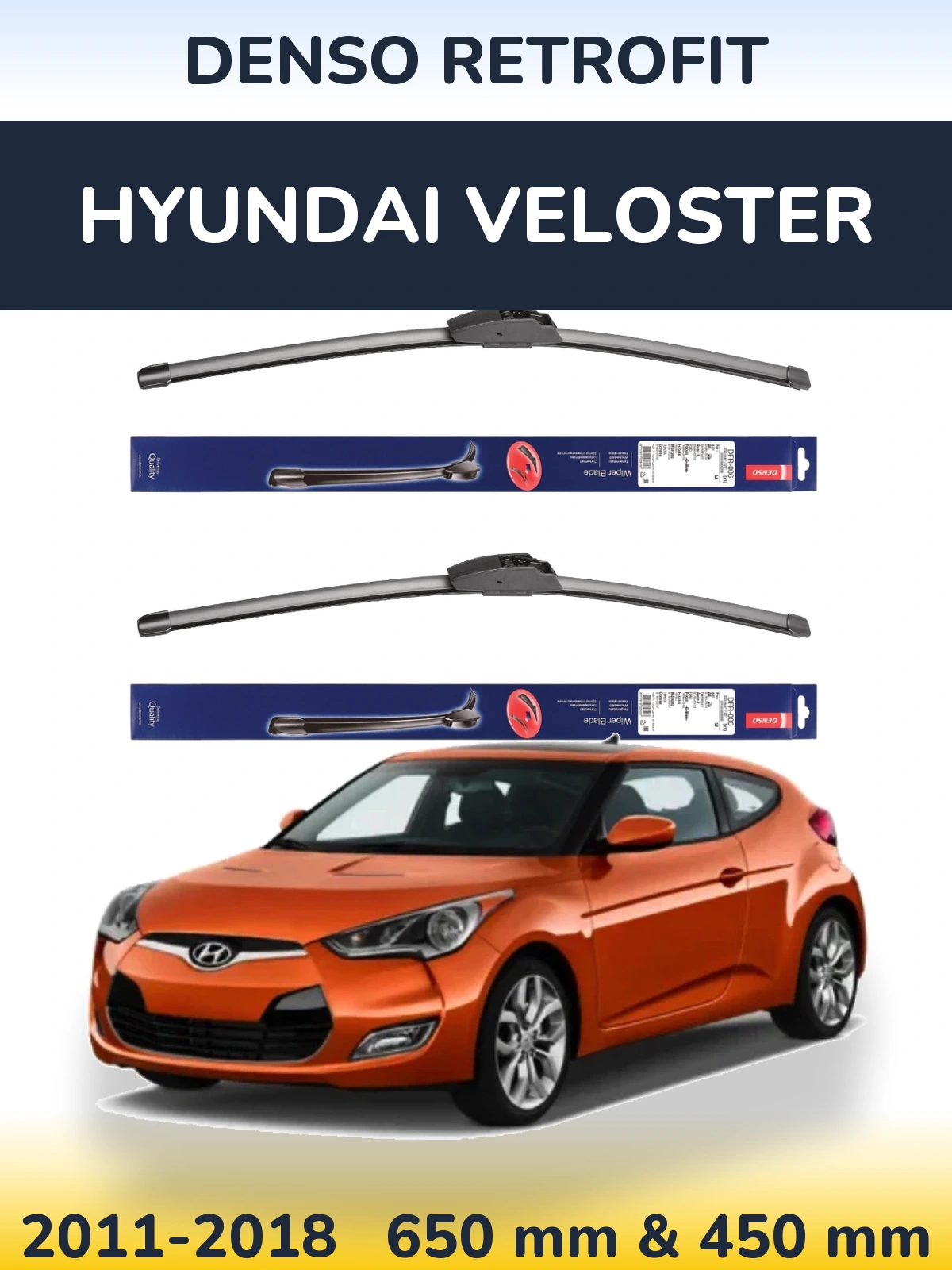 Ștergătoare Denso Retrofit pentru Hyundai Veloster