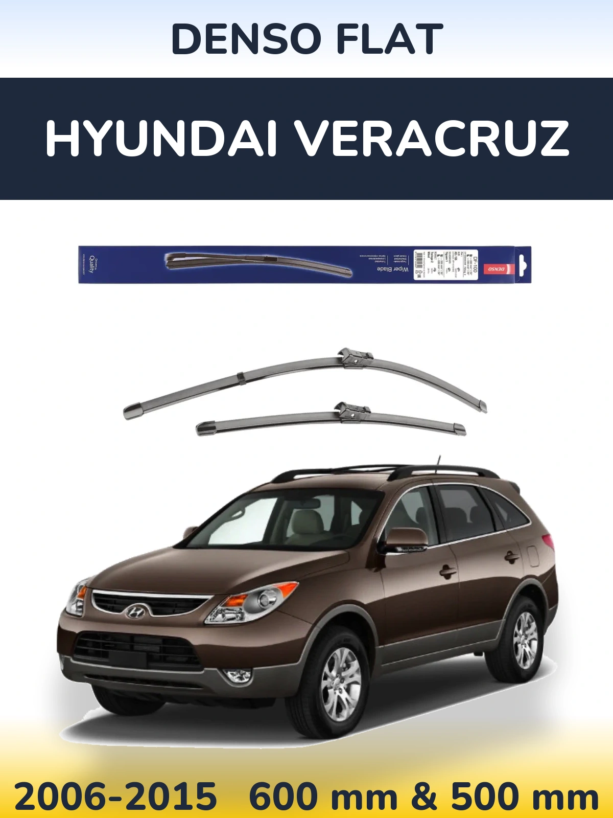 Ștergătoare Denso Flat pentru Hyundai Veracruz