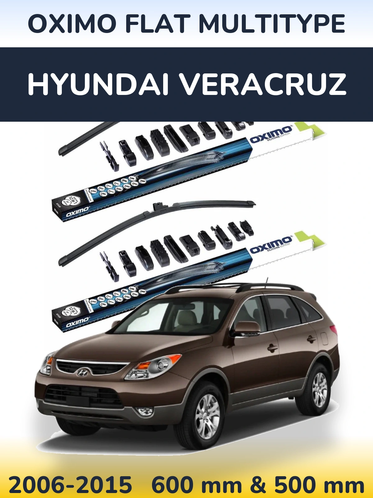 Ștergătoare Oximo Flat MultiTipe pentru Hyundai Veracruz