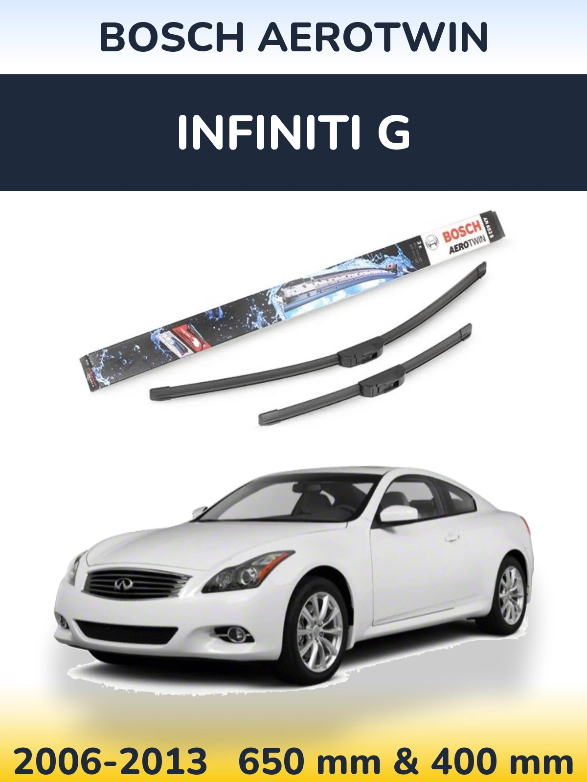 Ștergătoare BOSCH AeroTwin pentru Infiniti G