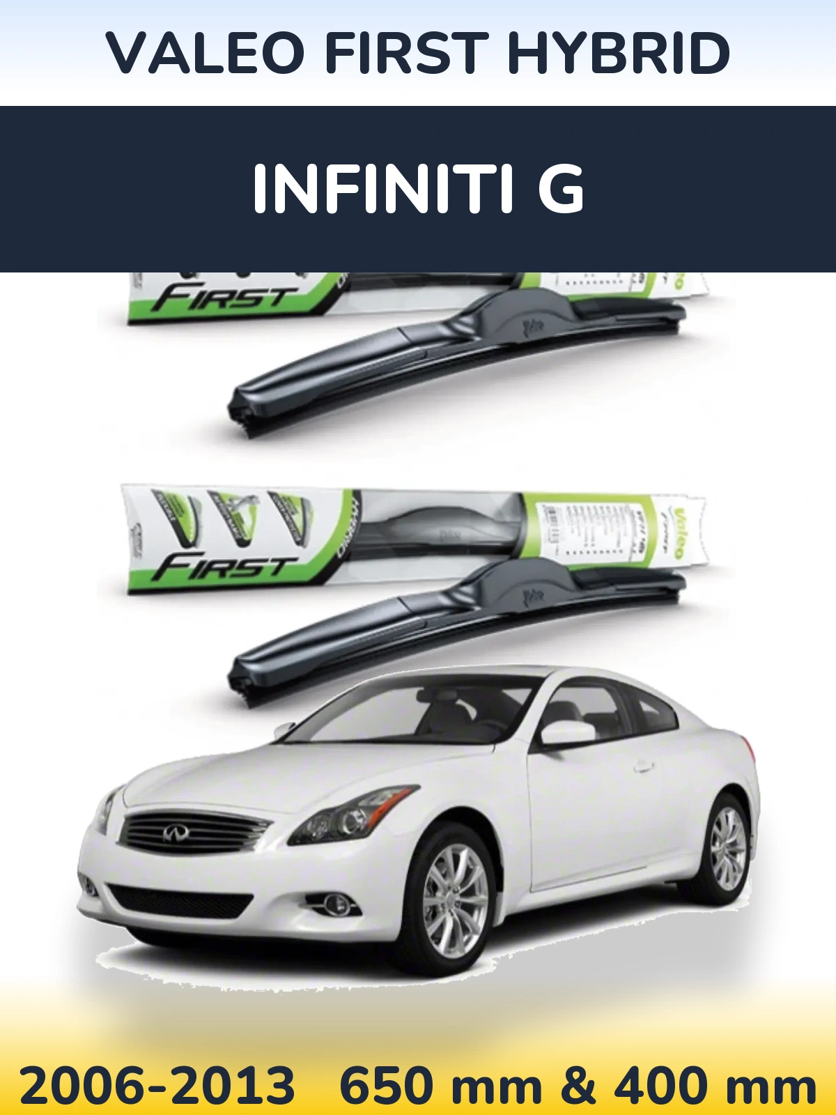 Ștergătoare Valeo First Hybrid pentru Infiniti G