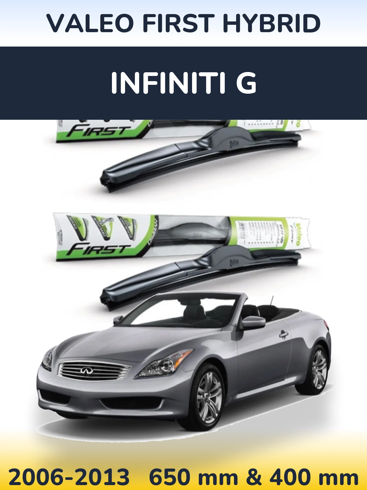 Ștergătoare Valeo First Hybrid pentru Infiniti G