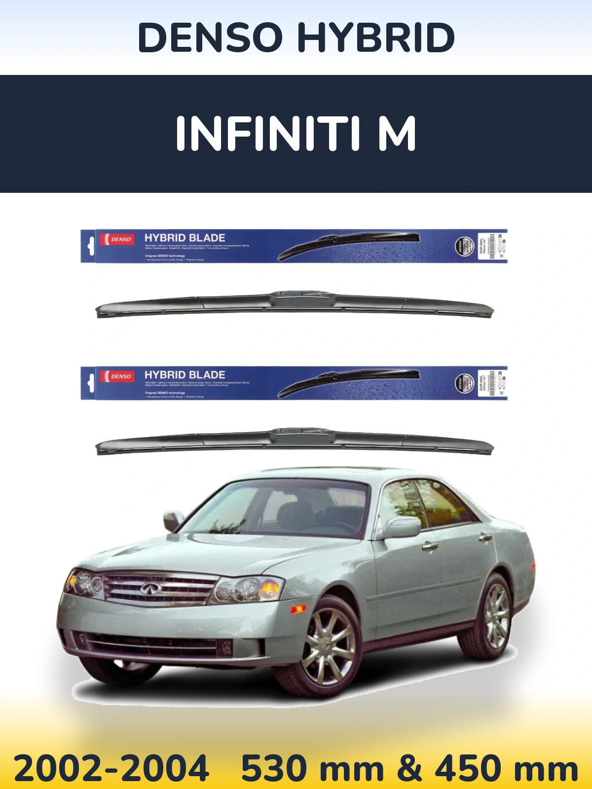 Ștergătoare Denso Hybrid pentru Infiniti M