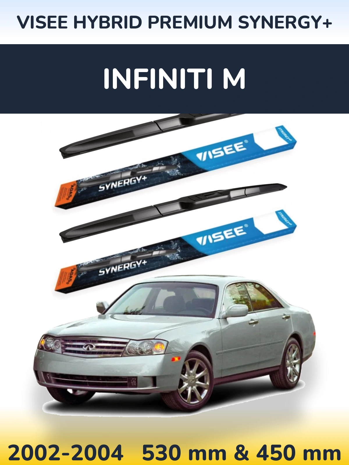 Ștergătoare VISEE HYBRID PREMIUM SYNERGY+ pentru Infiniti M