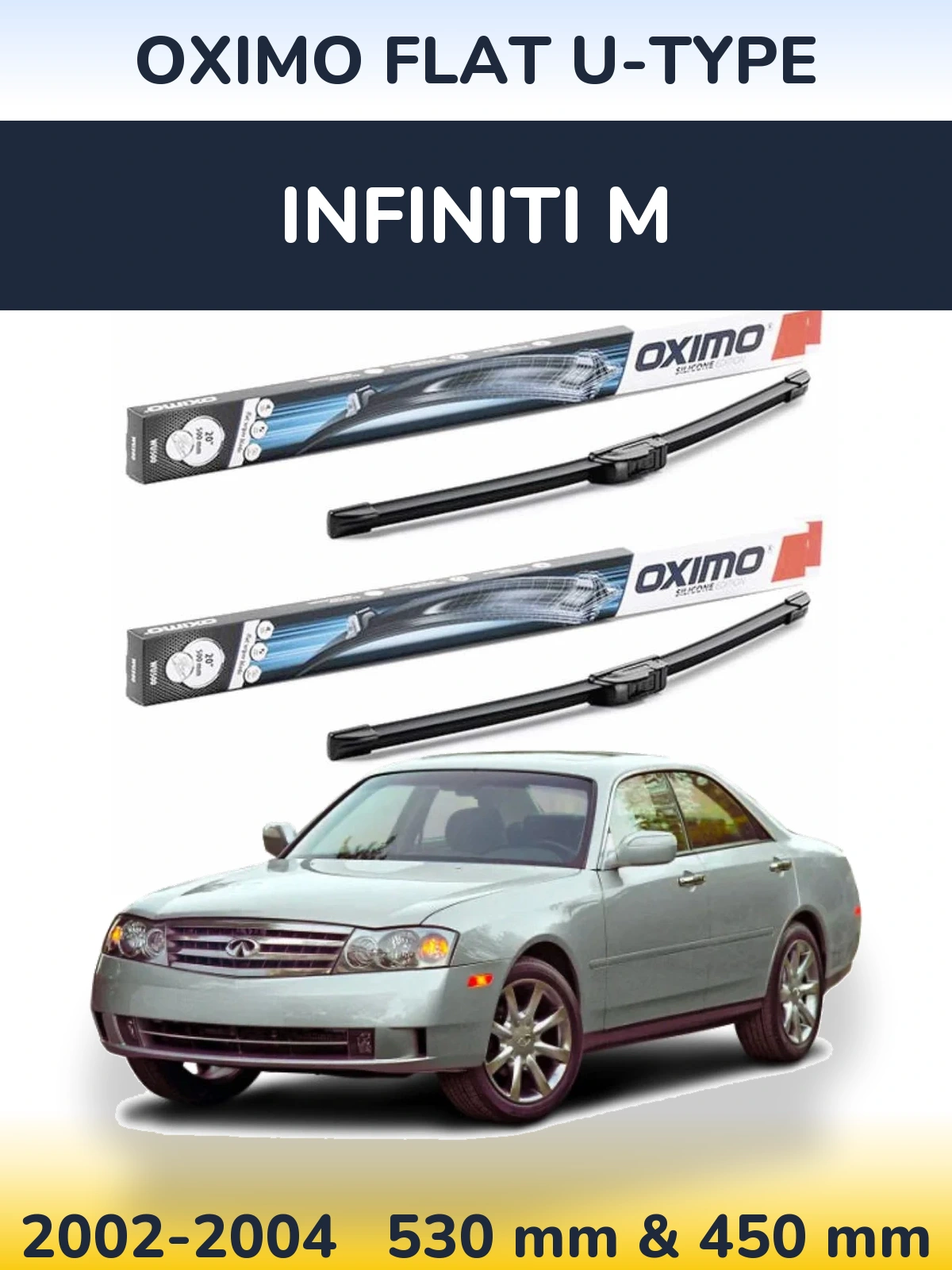Ștergătoare Oximo Flat U-type pentru Infiniti M