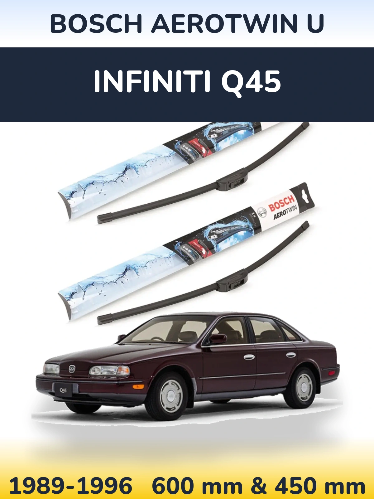 Ștergătoare BOSCH AeroTwin U pentru Infiniti Q45