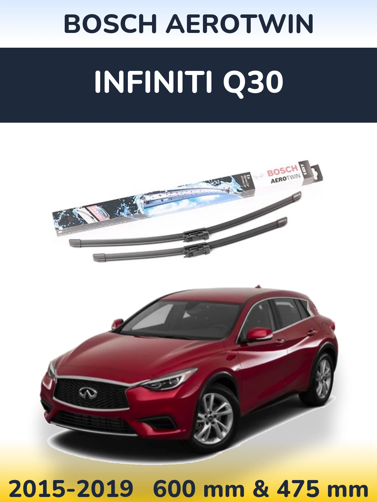 Ștergătoare BOSCH AeroTwin pentru Infiniti Q30