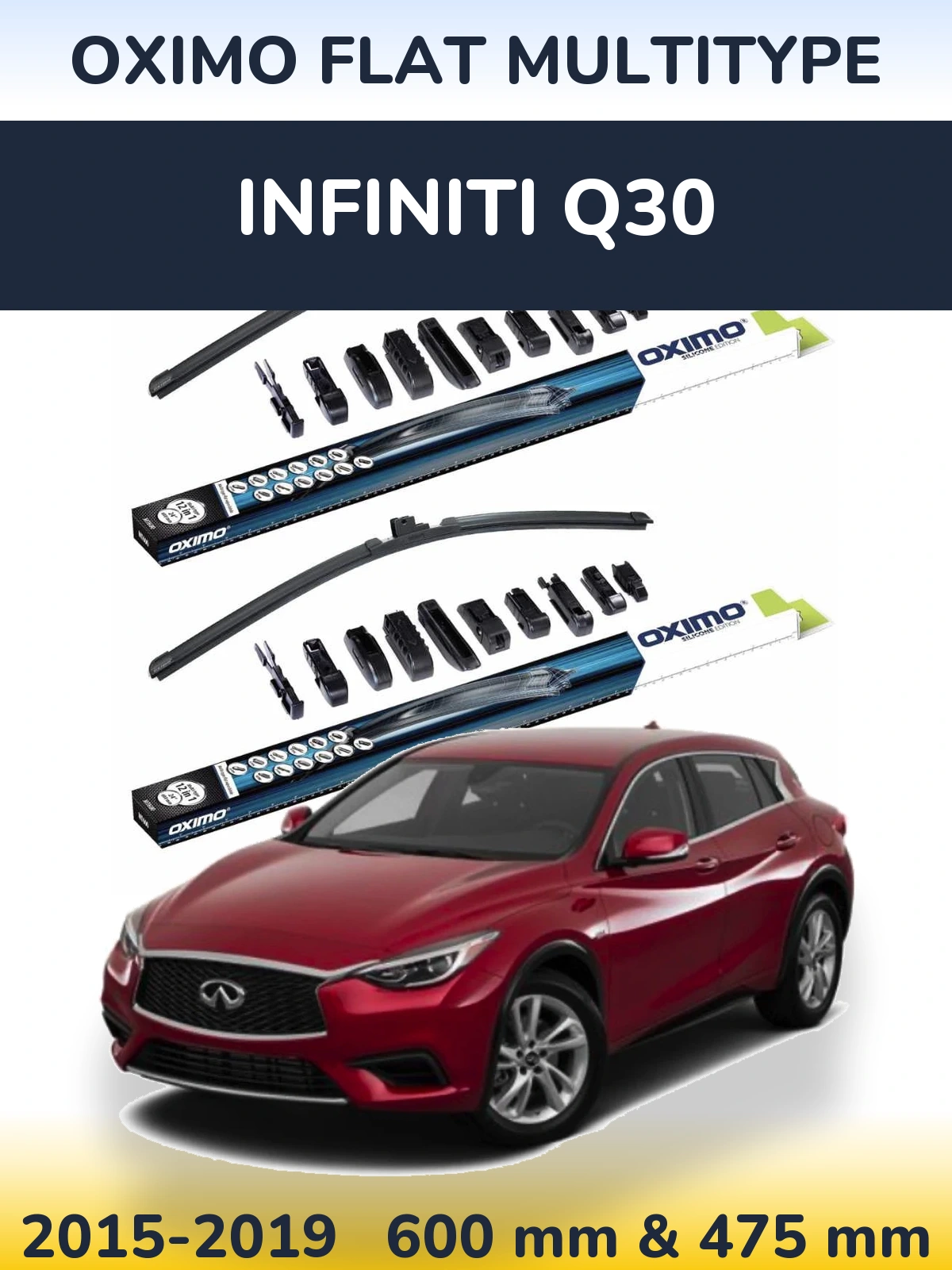 Ștergătoare Oximo Flat MultiTipe pentru Infiniti Q30