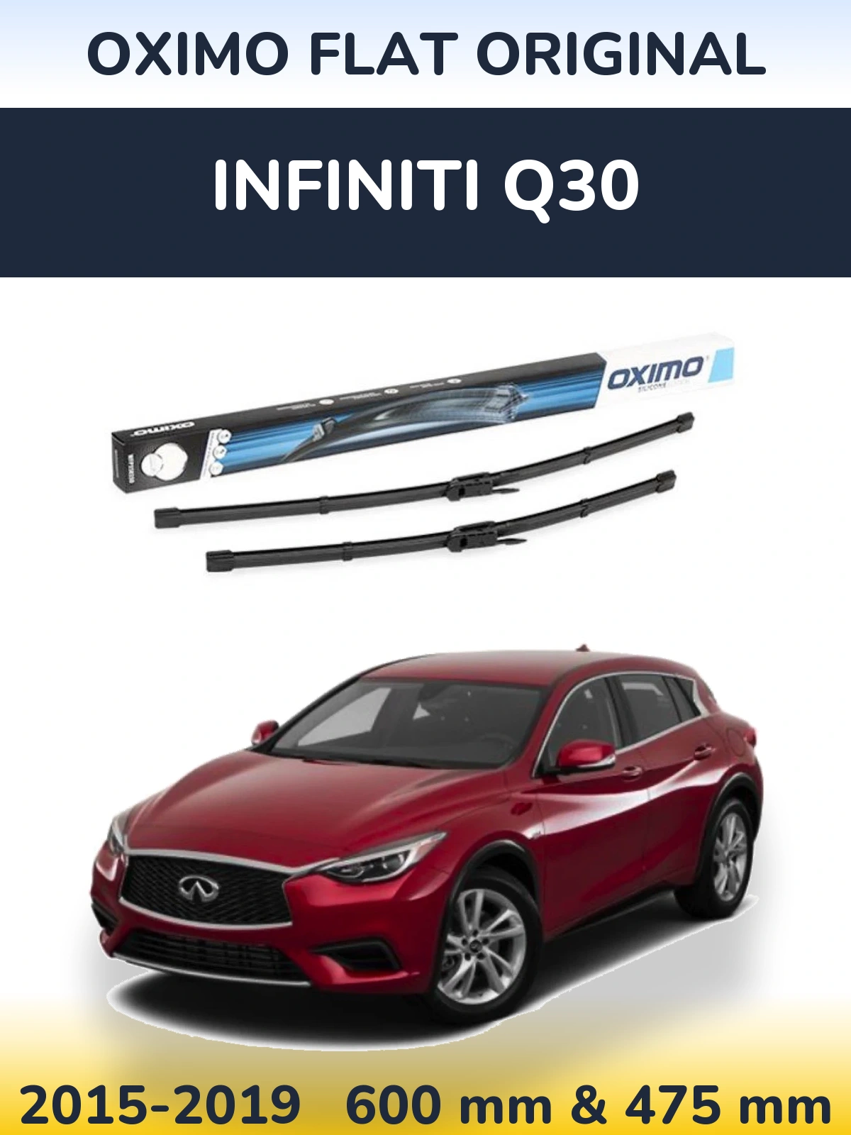 Ștergătoare Oximo Flat Original pentru Infiniti Q30