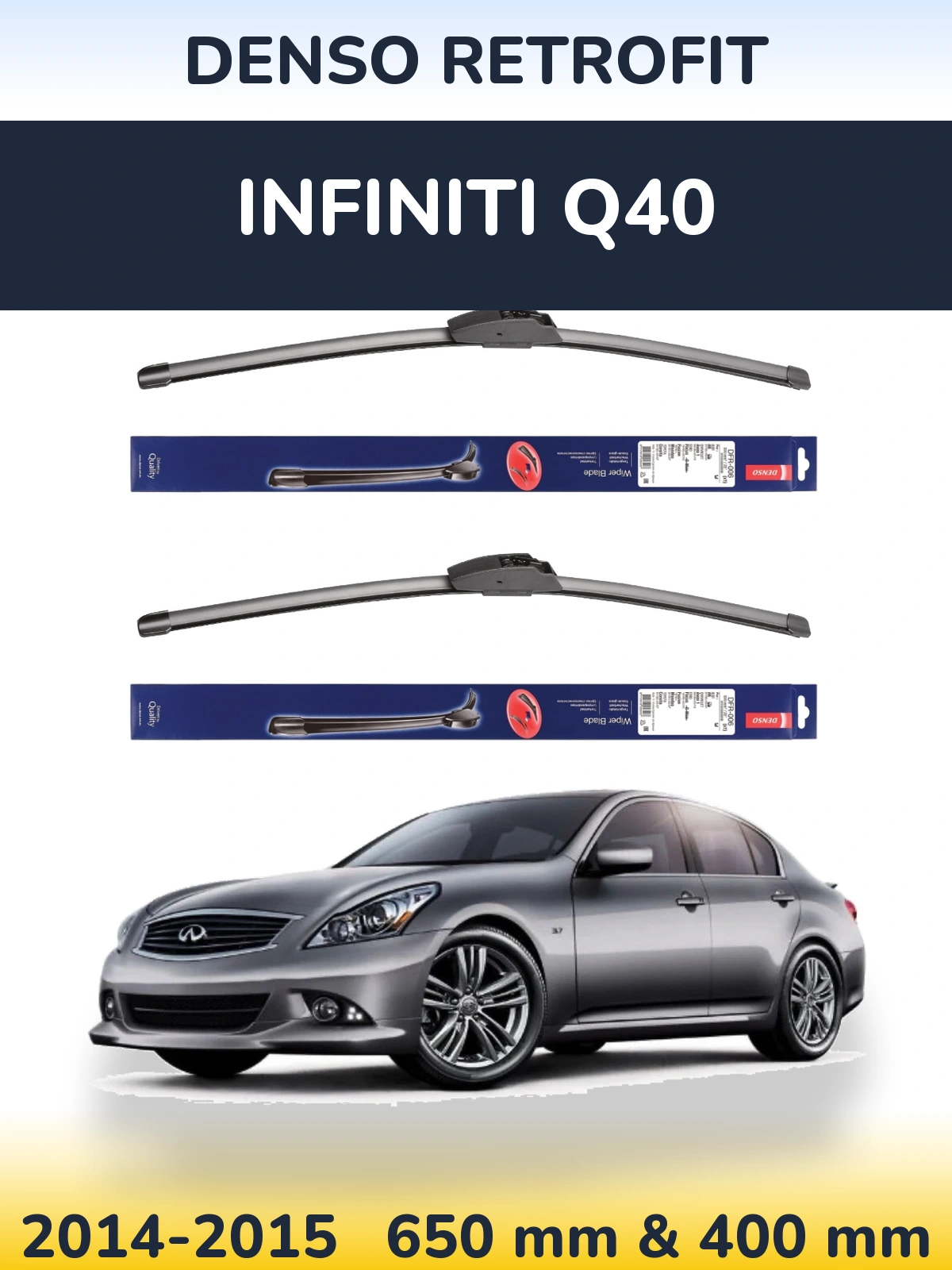 Ștergătoare Denso Retrofit pentru Infiniti Q40