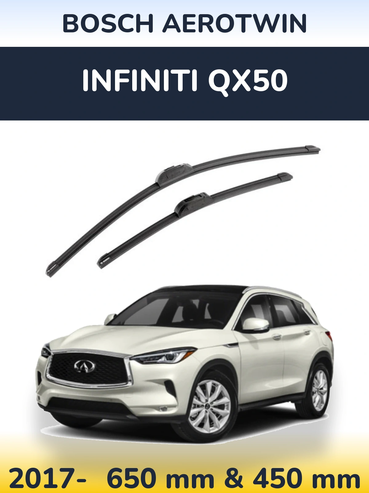 Ștergătoare BOSCH AeroTwin pentru Infiniti QX50