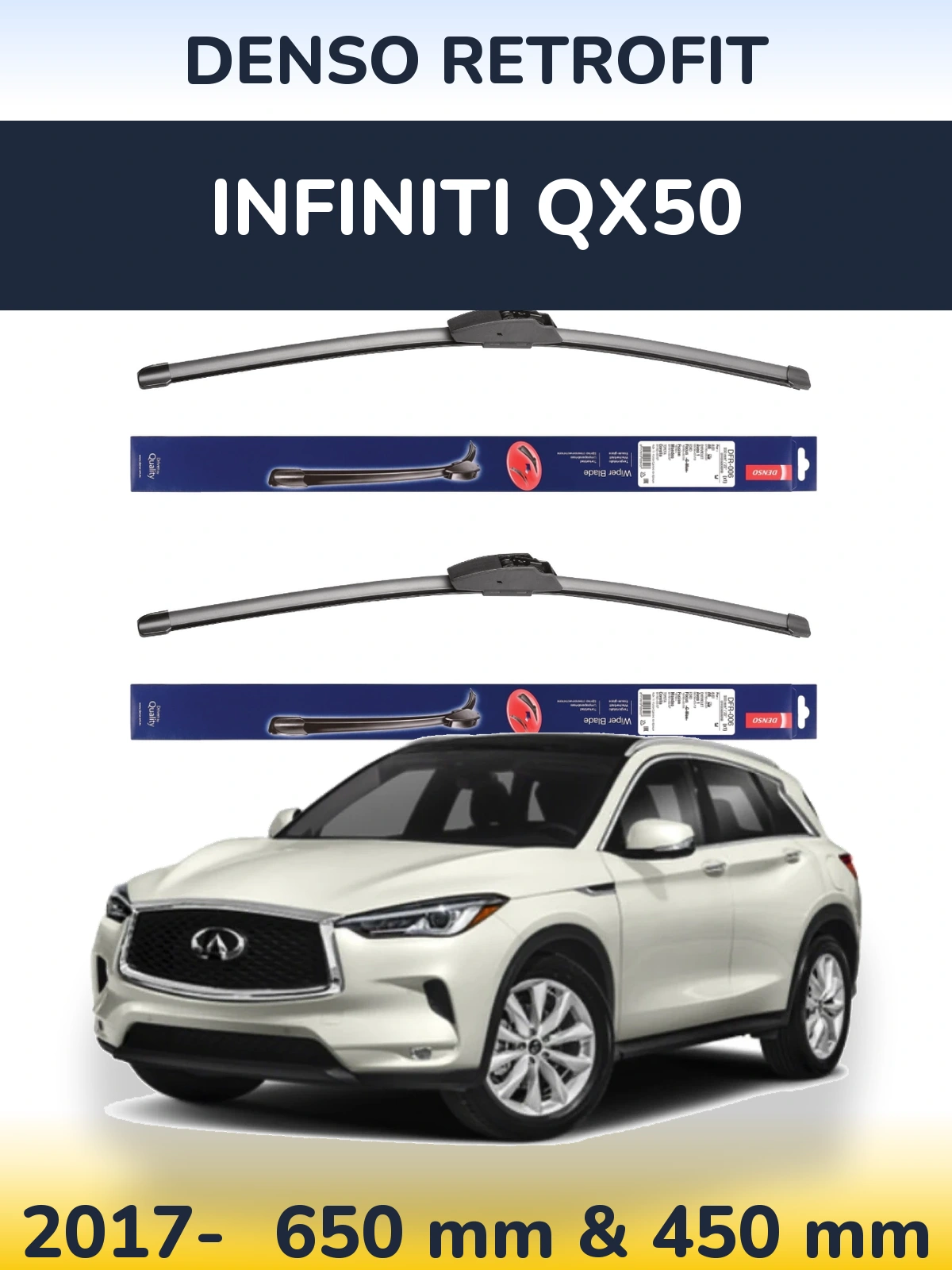 Ștergătoare Denso Retrofit pentru Infiniti QX50
