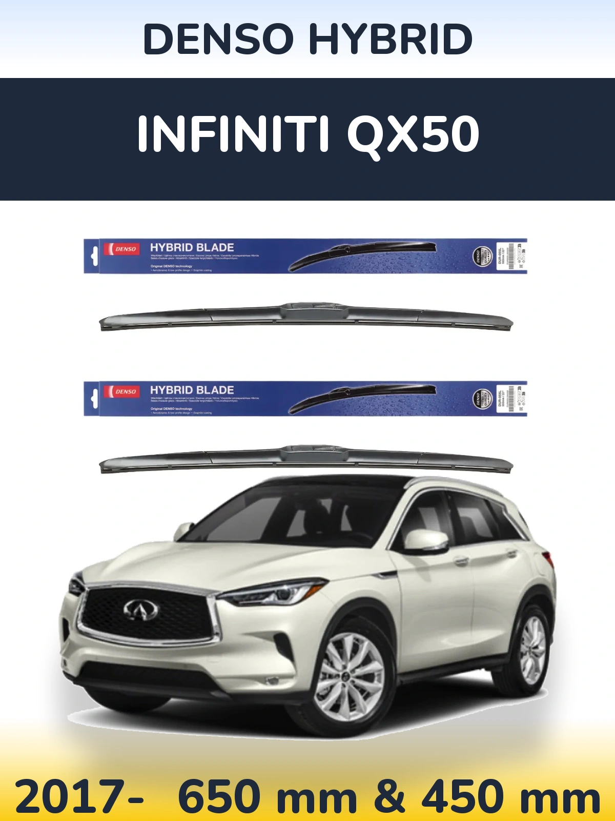 Ștergătoare Denso Hybrid pentru Infiniti QX50