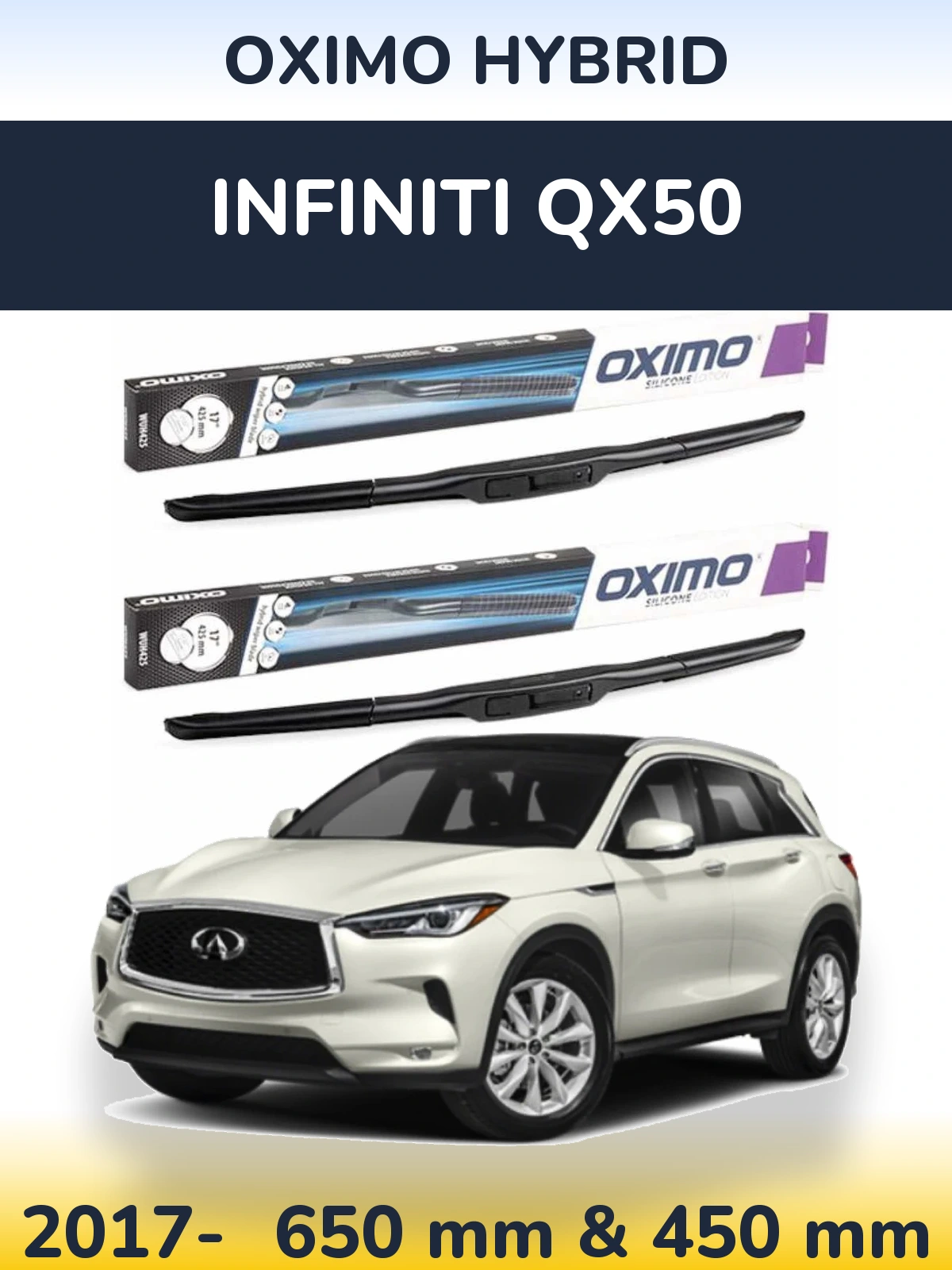 Ștergătoare Oximo Hybrid pentru Infiniti QX50