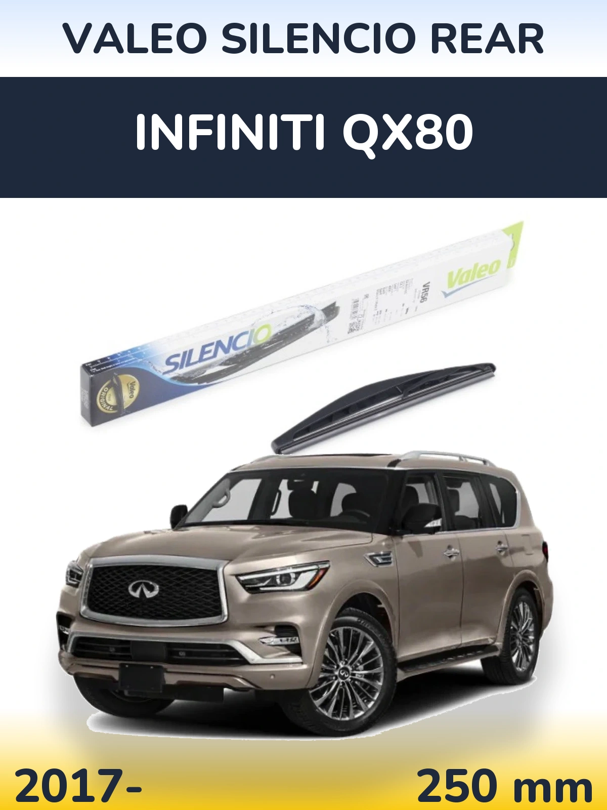 Ștergătoare Valeo Silencio Rear pentru Infiniti QX80
