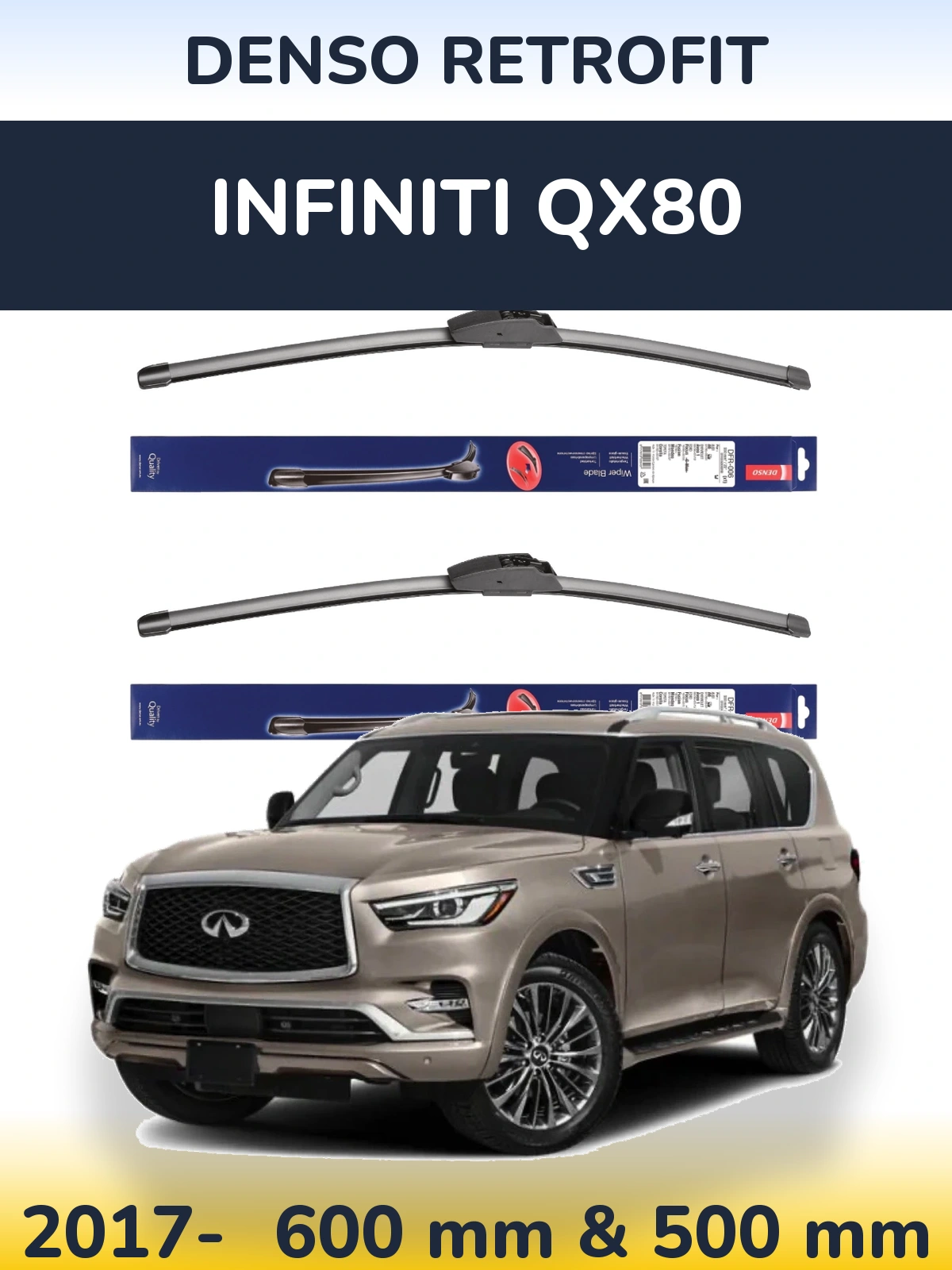Ștergătoare Denso Retrofit pentru Infiniti QX80