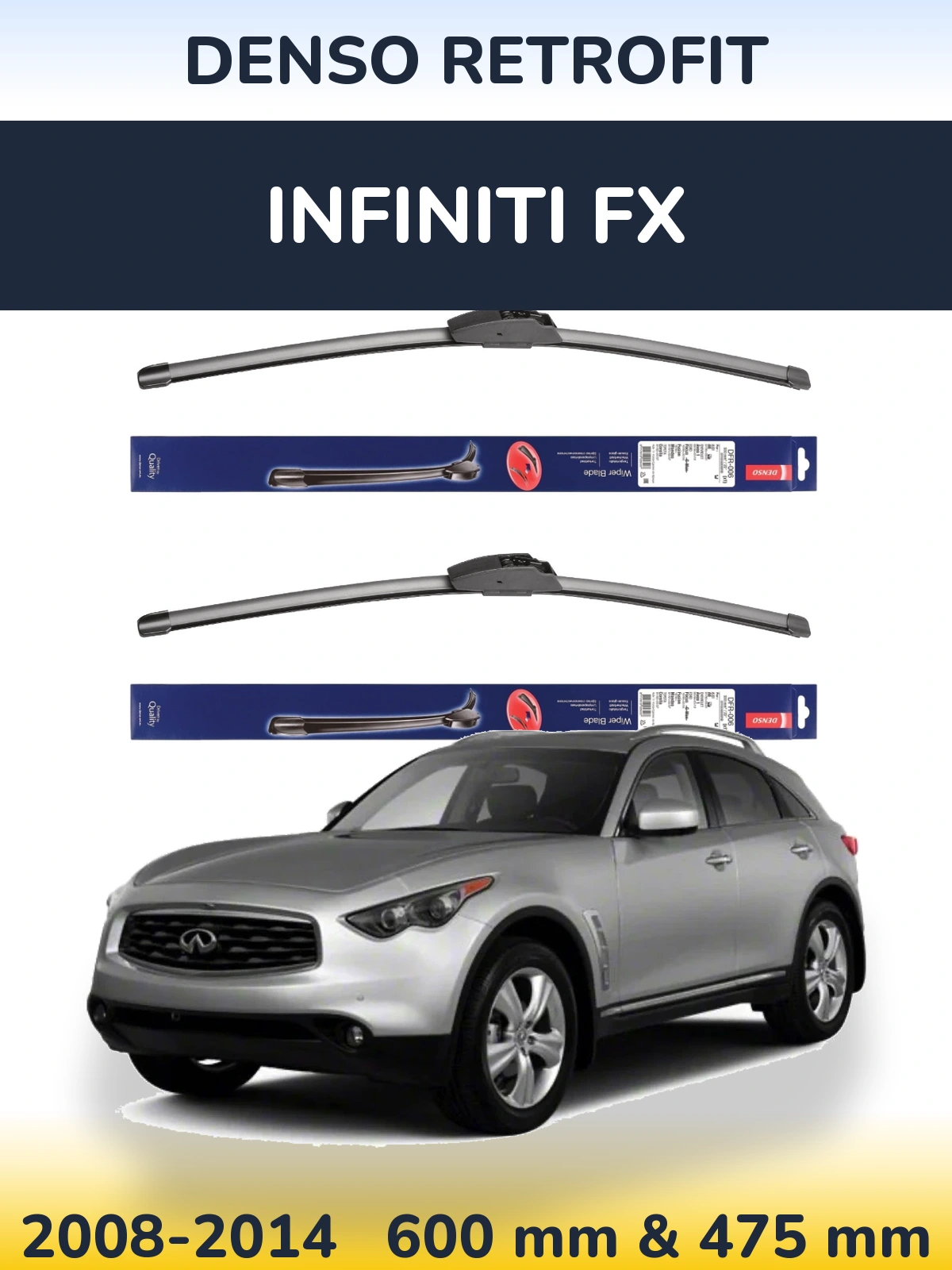 Ștergătoare Denso Retrofit pentru Infiniti FX