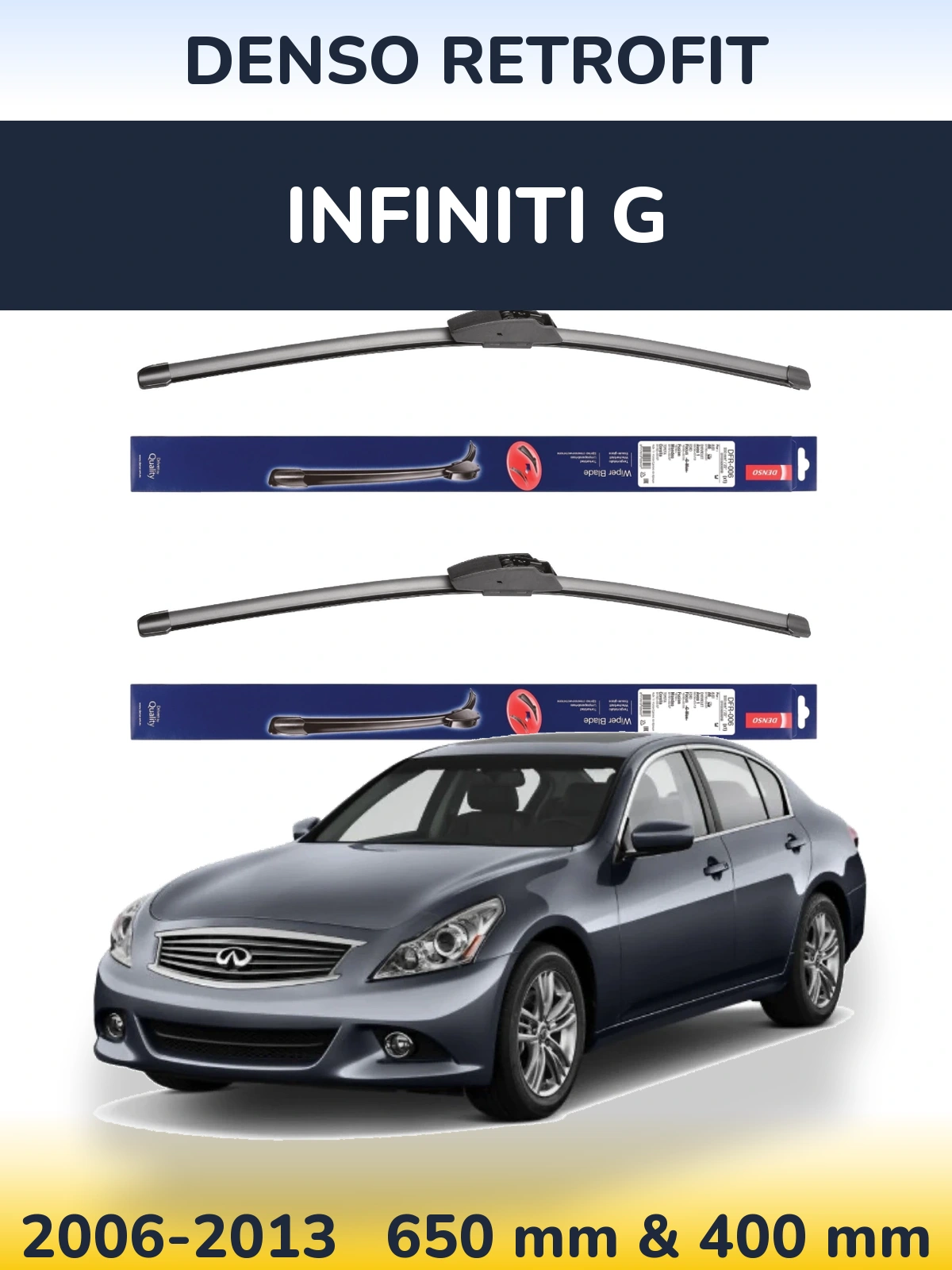Ștergătoare Denso Retrofit pentru Infiniti G