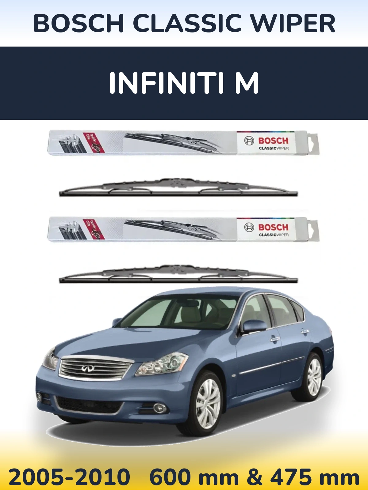 Ștergătoare BOSCH Classic Wiper pentru Infiniti M