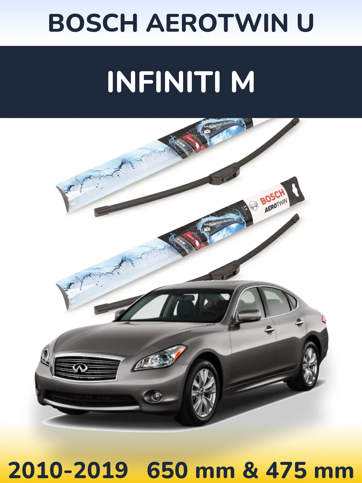 Ștergătoare BOSCH AeroTwin U pentru Infiniti M