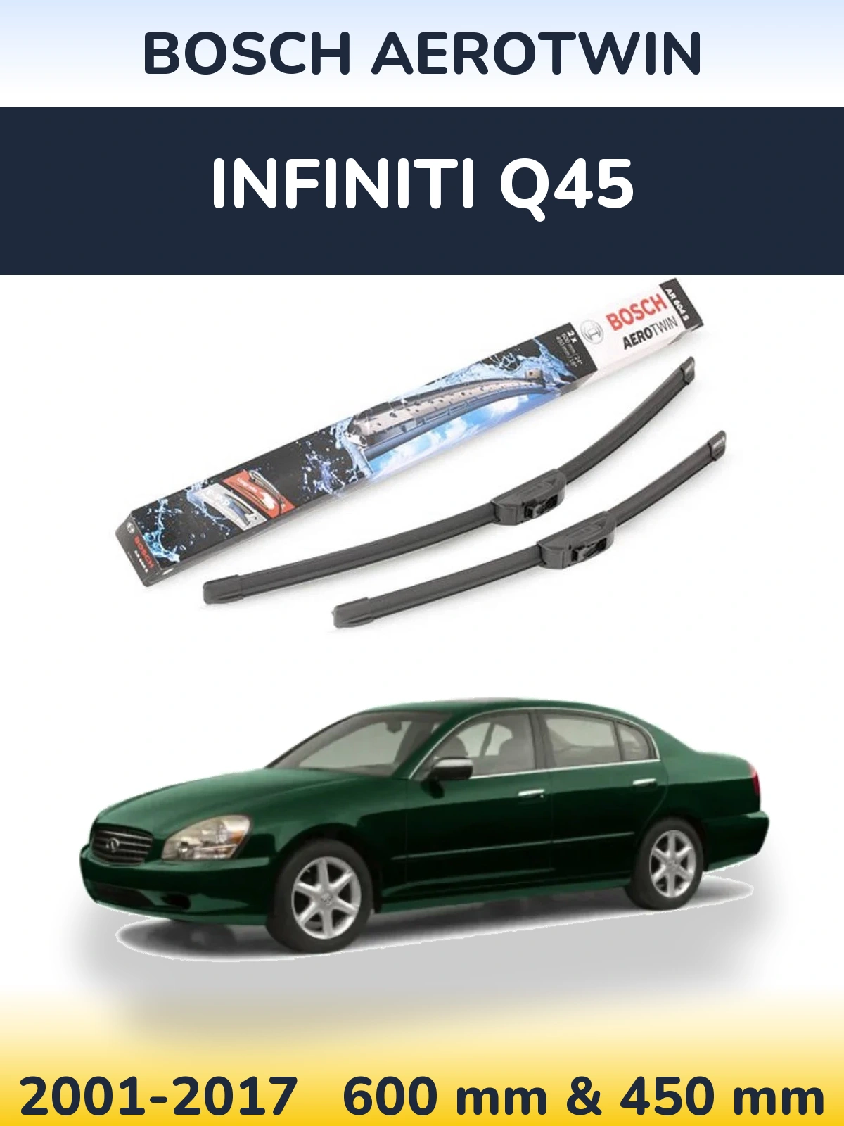 Ștergătoare BOSCH AeroTwin pentru Infiniti Q45