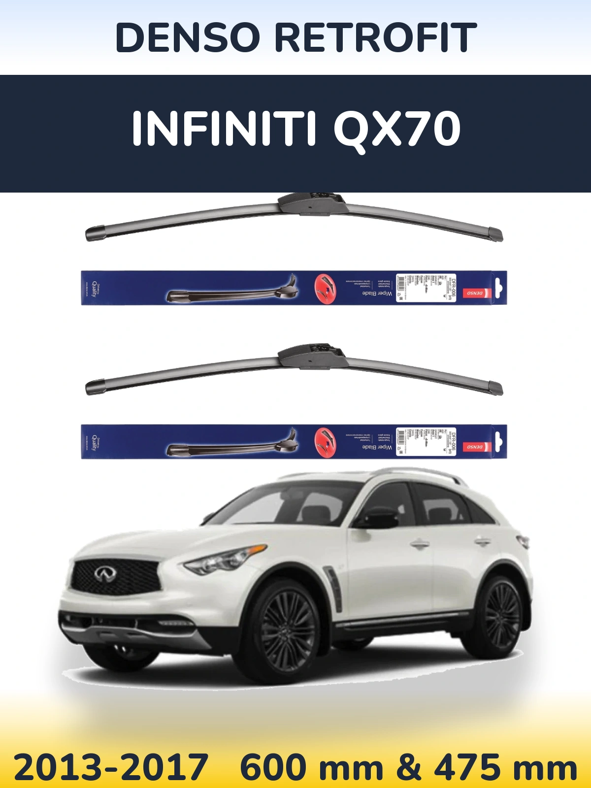 Ștergătoare Denso Retrofit pentru Infiniti QX70