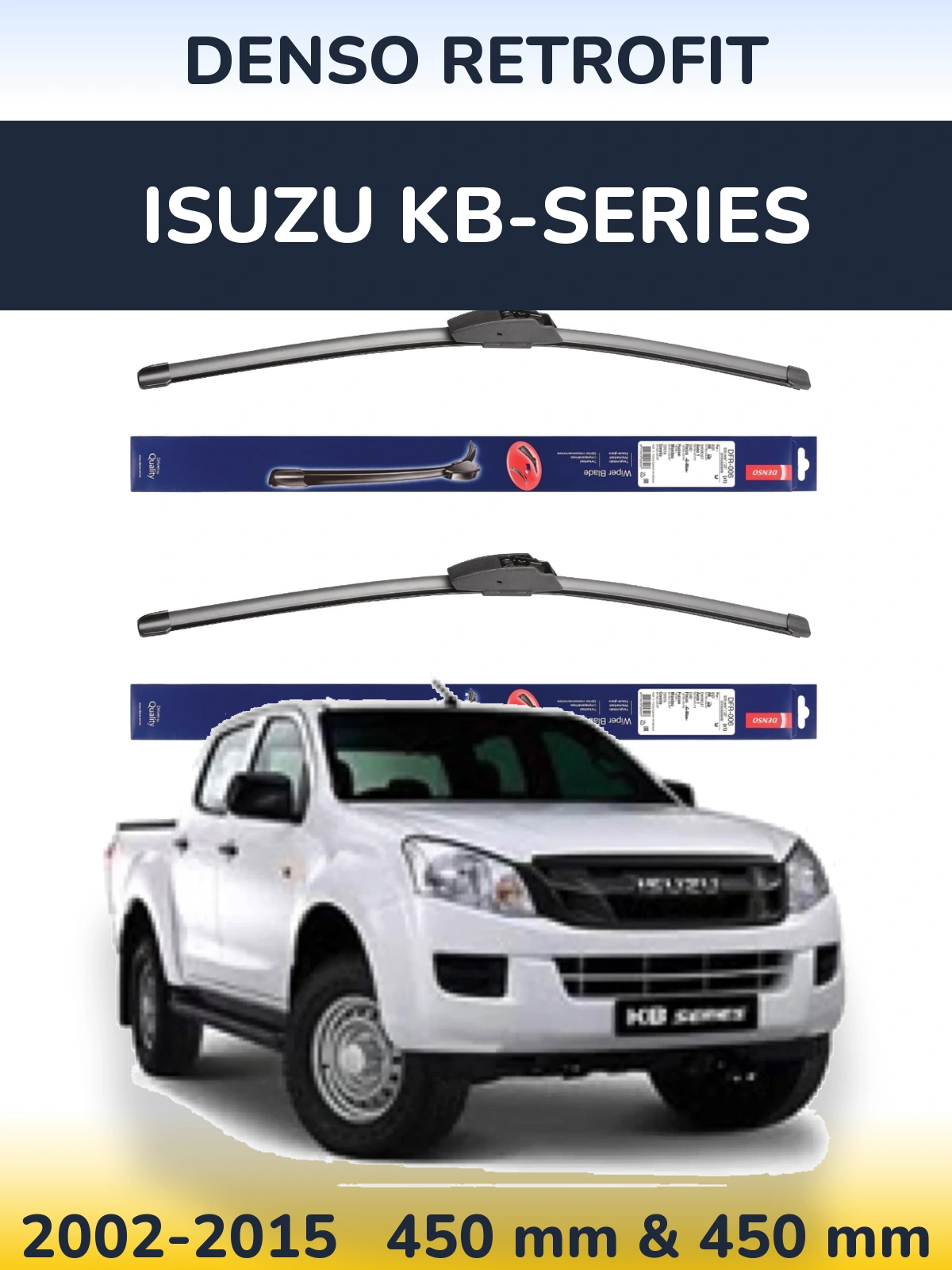 Ștergătoare Denso Retrofit pentru Isuzu KB-Series