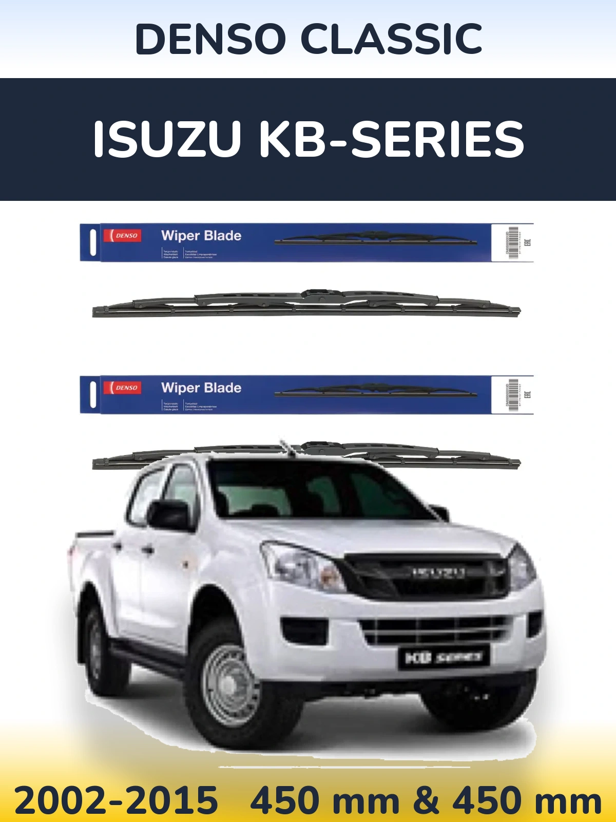 Ștergătoare Denso Classic pentru Isuzu KB-Series