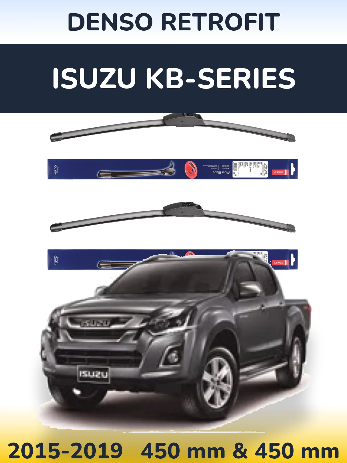Ștergătoare Denso Retrofit pentru Isuzu KB-Series