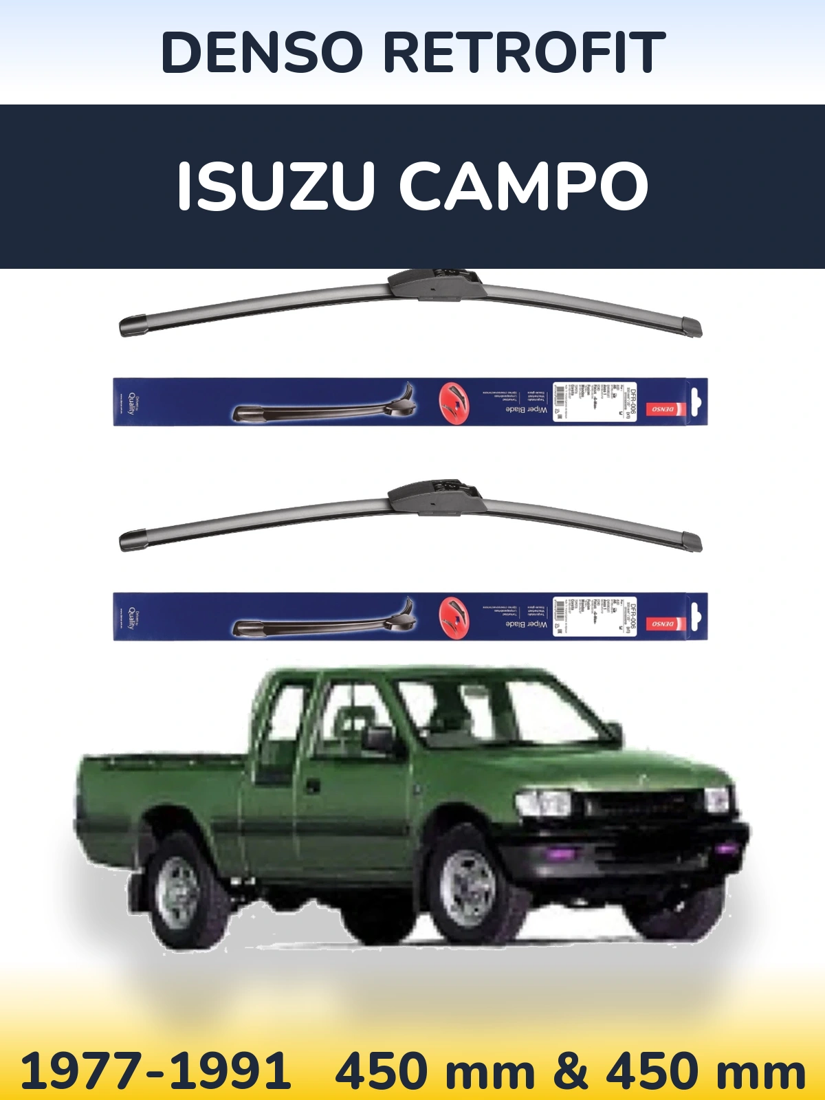 Ștergătoare Denso Retrofit pentru Isuzu Campo