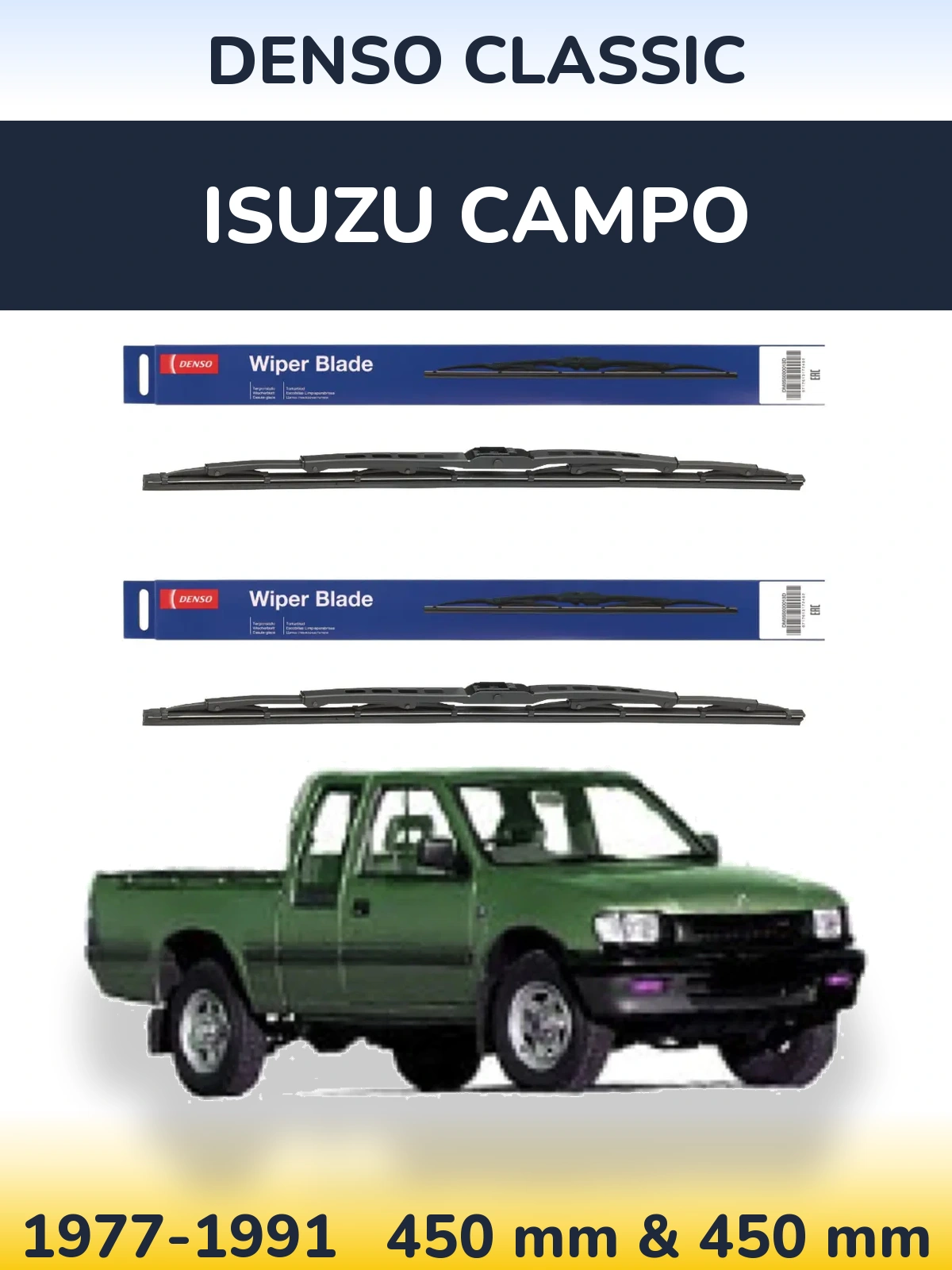 Ștergătoare Denso Classic pentru Isuzu Campo
