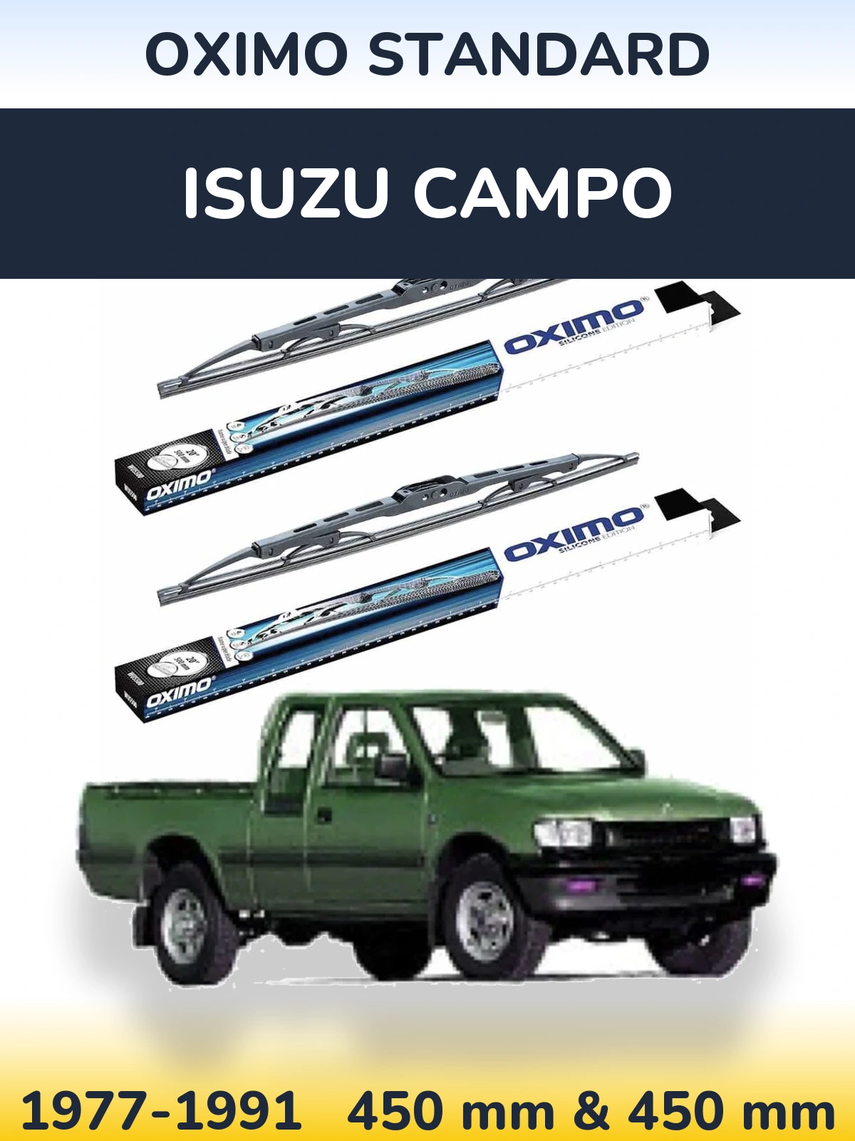 Ștergătoare Oximo Standard pentru Isuzu Campo