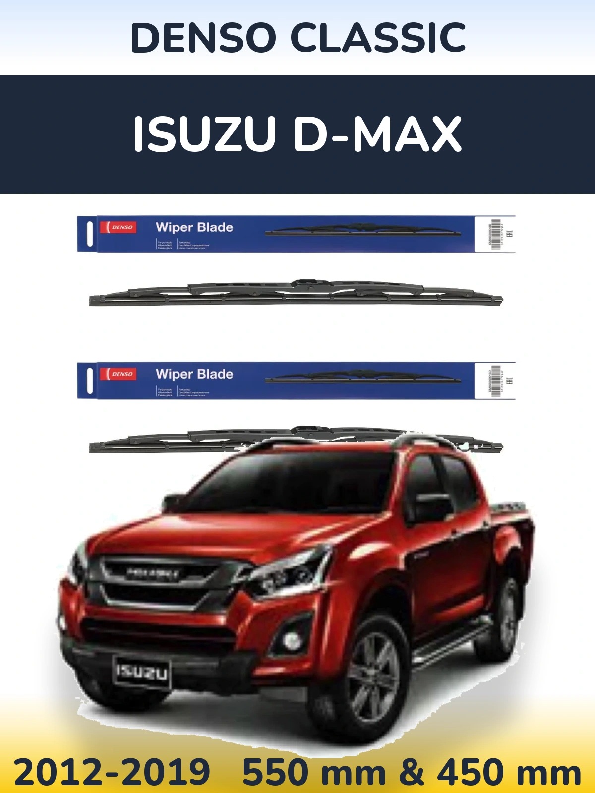 Ștergătoare Denso Classic pentru Isuzu D-Max