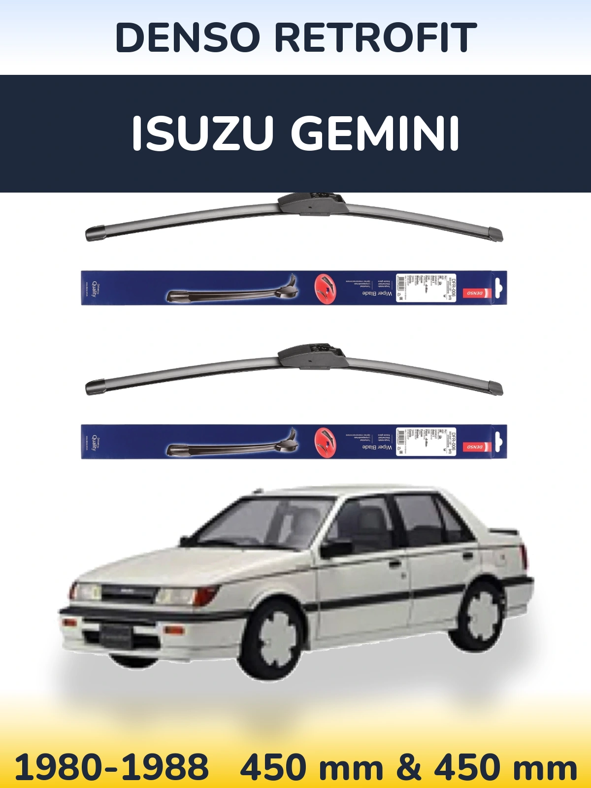 Ștergătoare Denso Retrofit pentru Isuzu Gemini