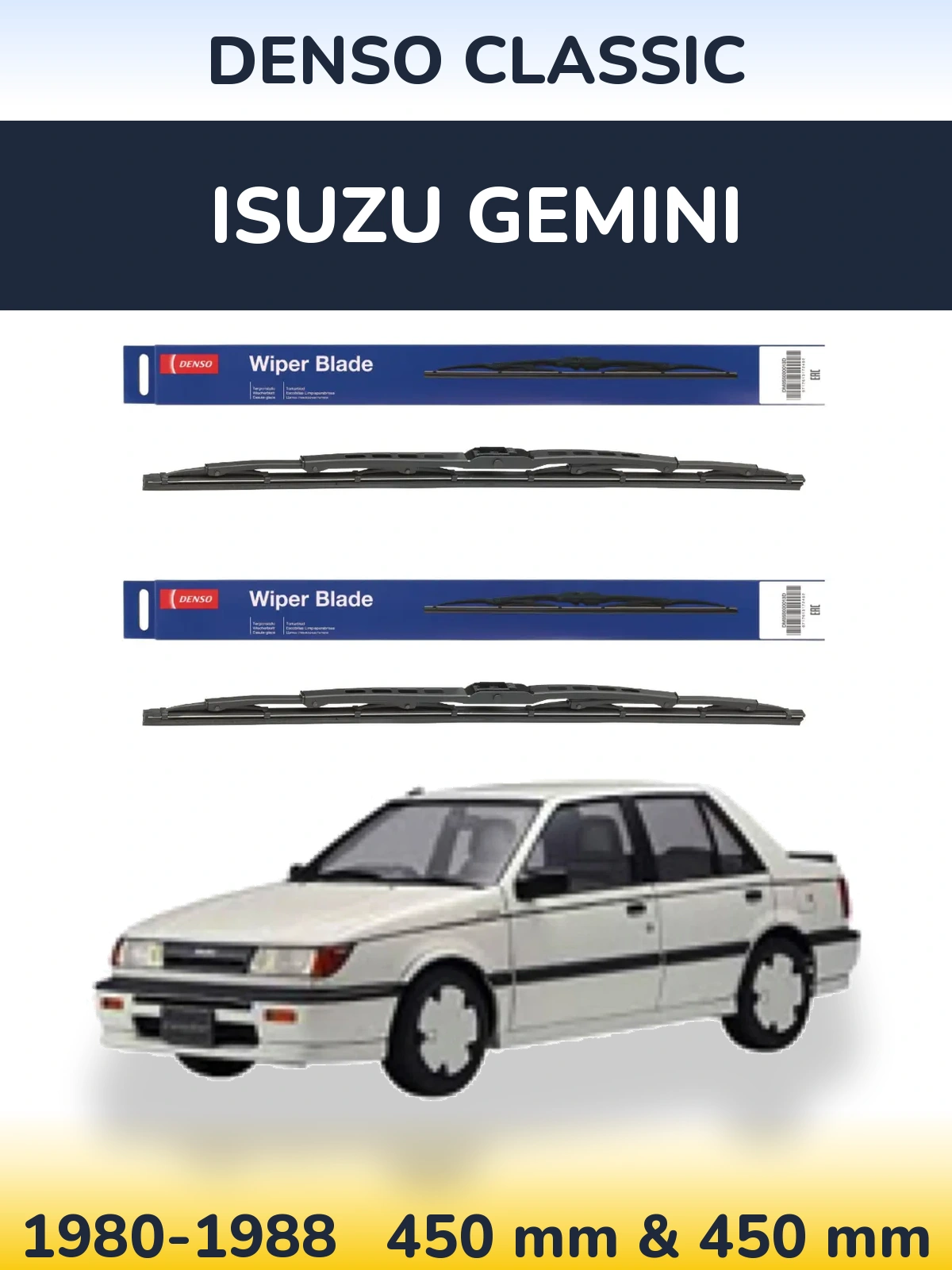 Ștergătoare Denso Classic pentru Isuzu Gemini