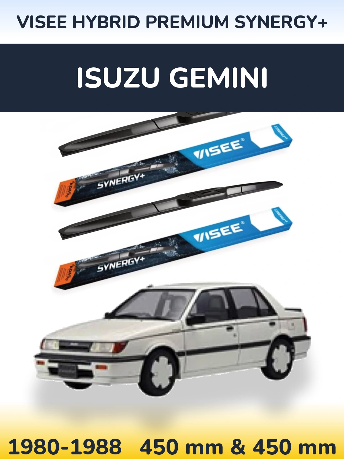 Ștergătoare VISEE HYBRID PREMIUM SYNERGY+ pentru Isuzu Gemini