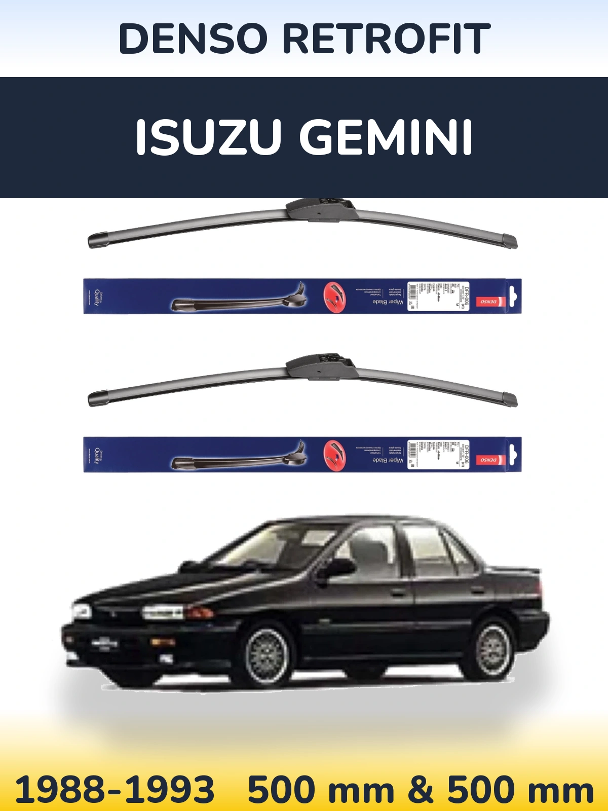 Ștergătoare Denso Retrofit pentru Isuzu Gemini