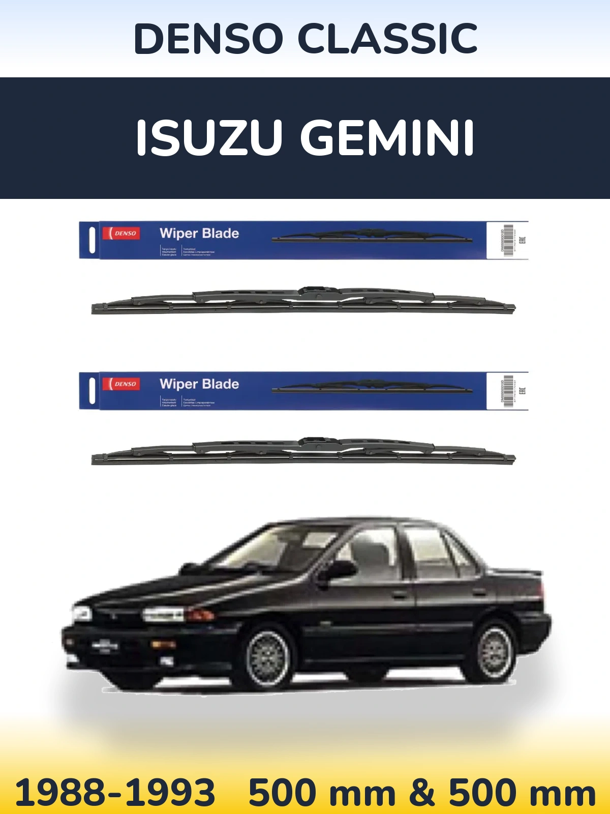 Ștergătoare Denso Classic pentru Isuzu Gemini
