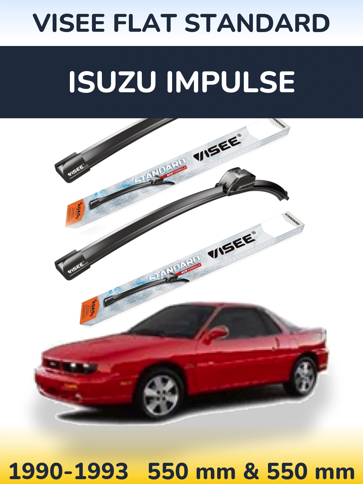 Ștergătoare VISEE FLAT STANDARD pentru Isuzu Impulse