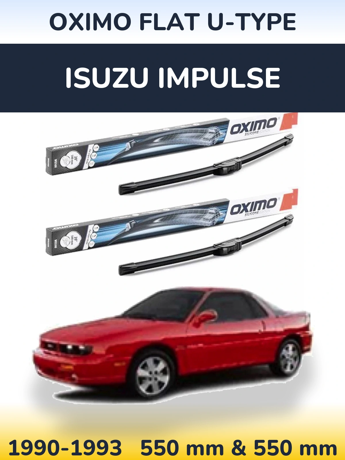 Ștergătoare Oximo Flat U-type pentru Isuzu Impulse