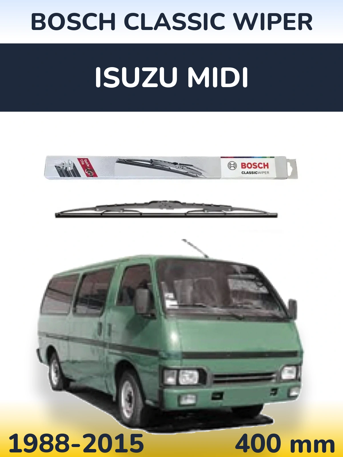Ștergătoare BOSCH Classic Wiper pentru Isuzu Midi
