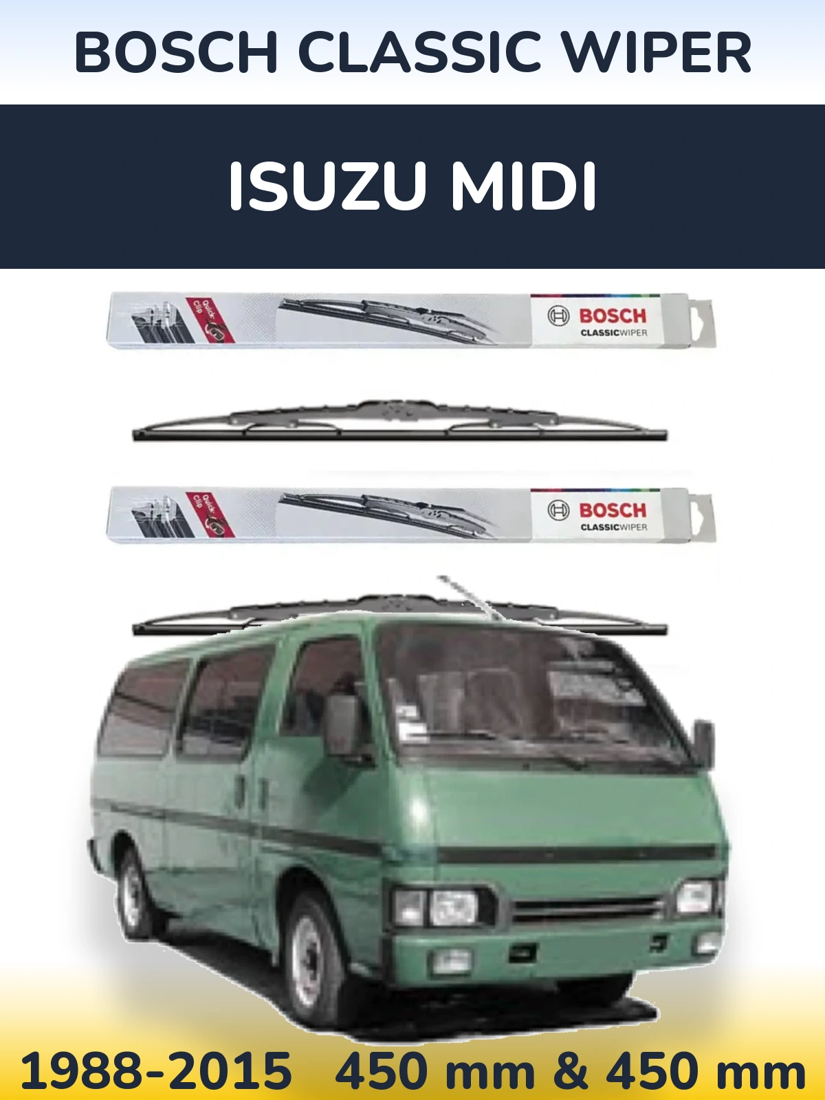 Ștergătoare BOSCH Classic Wiper pentru Isuzu Midi