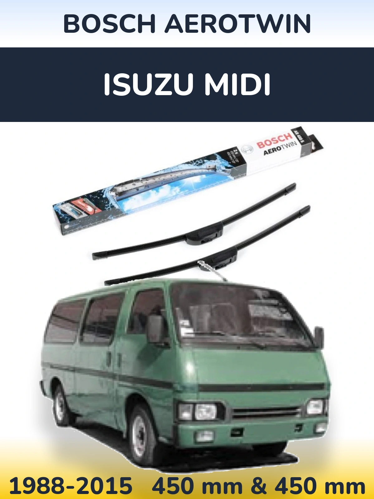 Ștergătoare BOSCH AeroTwin pentru Isuzu Midi